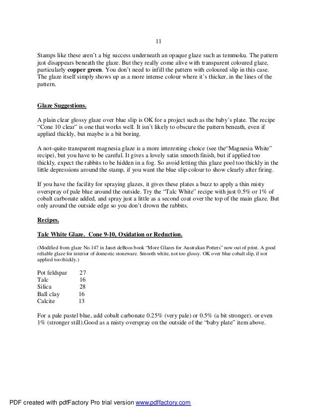 Make your own pottery stamps