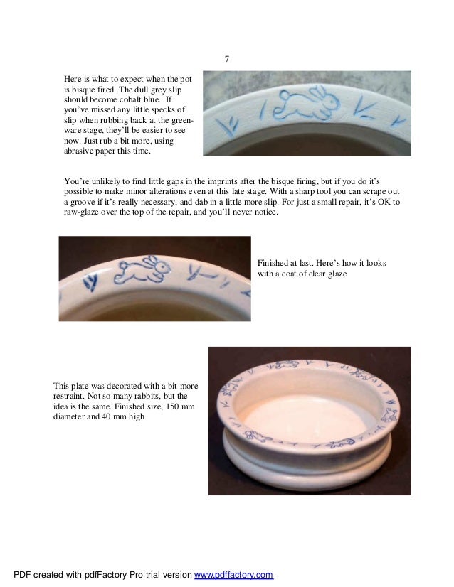 Make your own pottery stamps