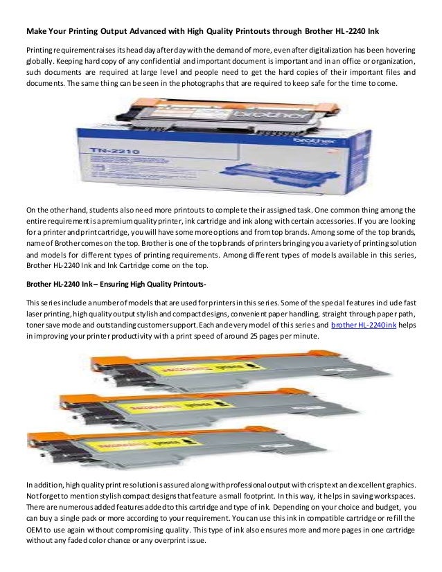 Make Your Printing Output Advanced with High Quality Printouts through ...