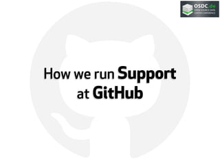 !How we run Support 
at GitHub
 