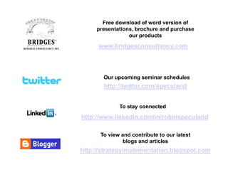 Keynote - Make Your Strategy Come Alive 2-Hour Presentation