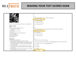 MAKING	YOUR	TEST	SCORES	SOAR	
 