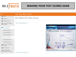 MAKING	YOUR	TEST	SCORES	SOAR	
 