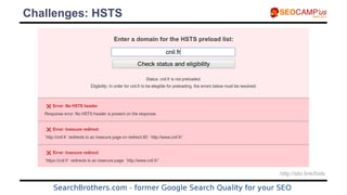 Challenges: HSTS
http://sbr.link/hsts
 