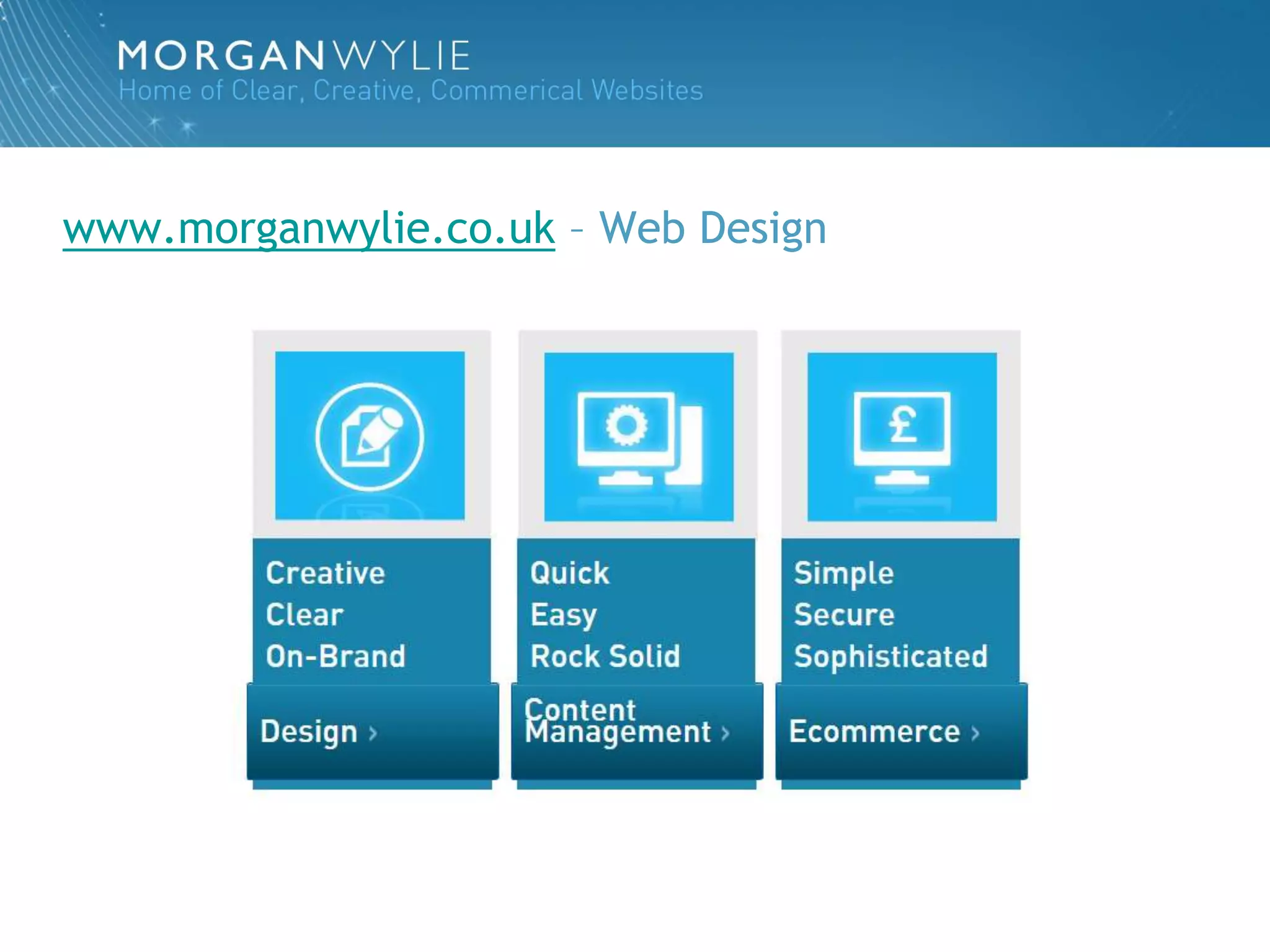 www.morganwylie.co.uk – Web Design
 
