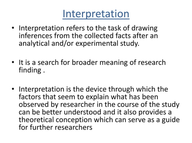 Data Interpretation | PPTX