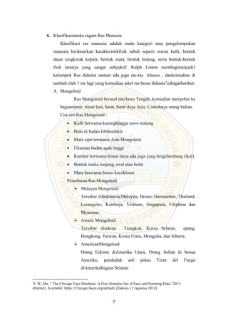 Makhluk Manusia Teori Evolusi dan Sejarah Perkembangan Manusia Serta ...