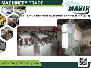 14
3 sets of 1300 kVA New Power Transformers Delivered to Iran (2012)
 