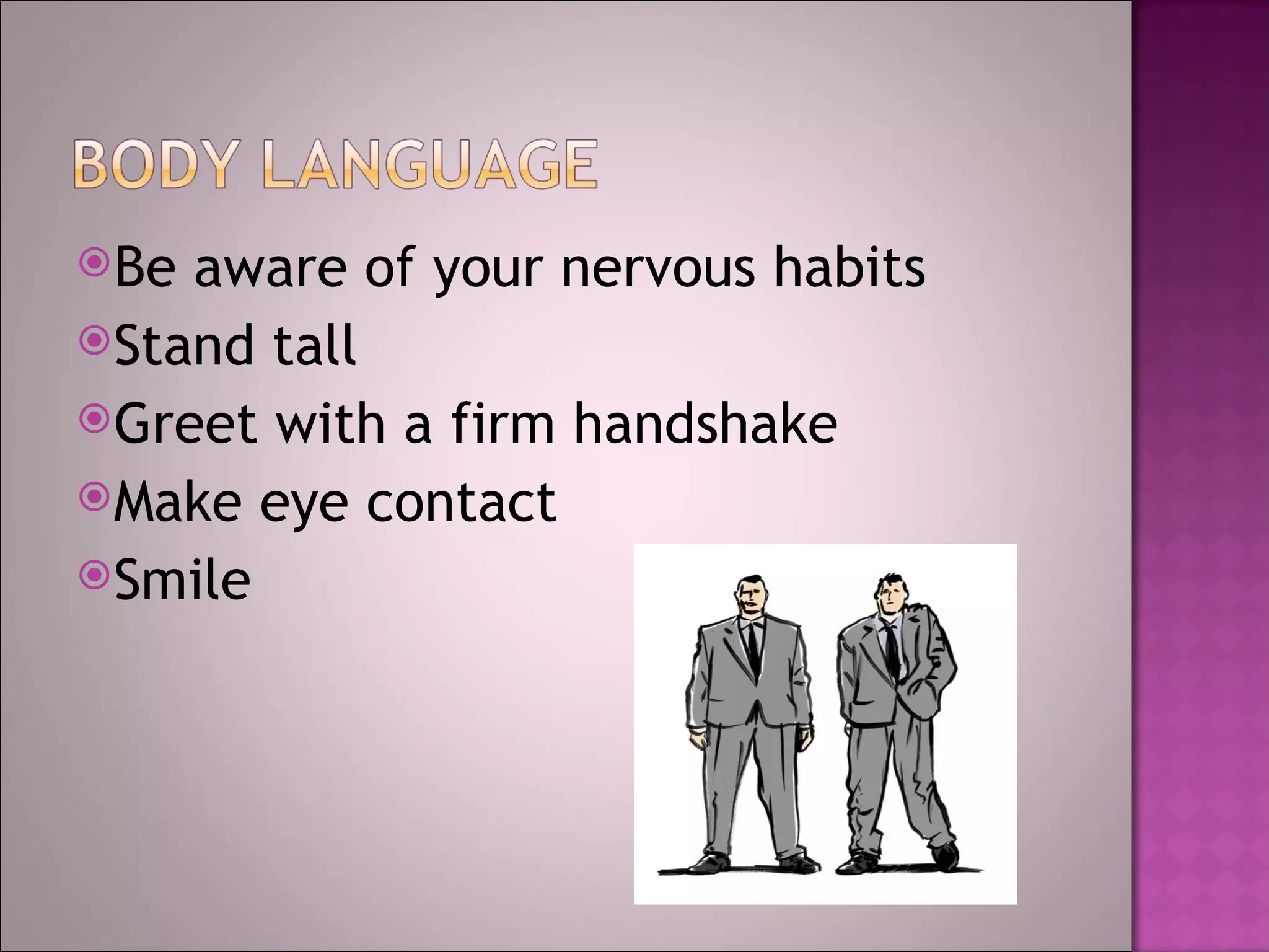 Making A Great First Impression Ppt