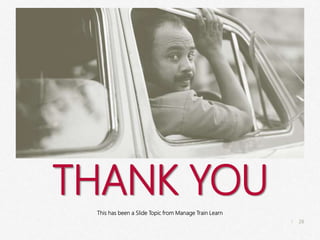 28
|
Making a Living
Manage Train Learn Power Pics
THANK YOU
This has been a Slide Topic from Manage Train Learn
 