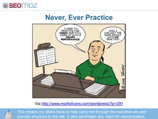 Rule #5:Speak from the heart.When you’re passionate about a topic, and have real emotion behind your data/tips, it shines through!