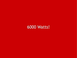 6000 Watts! 