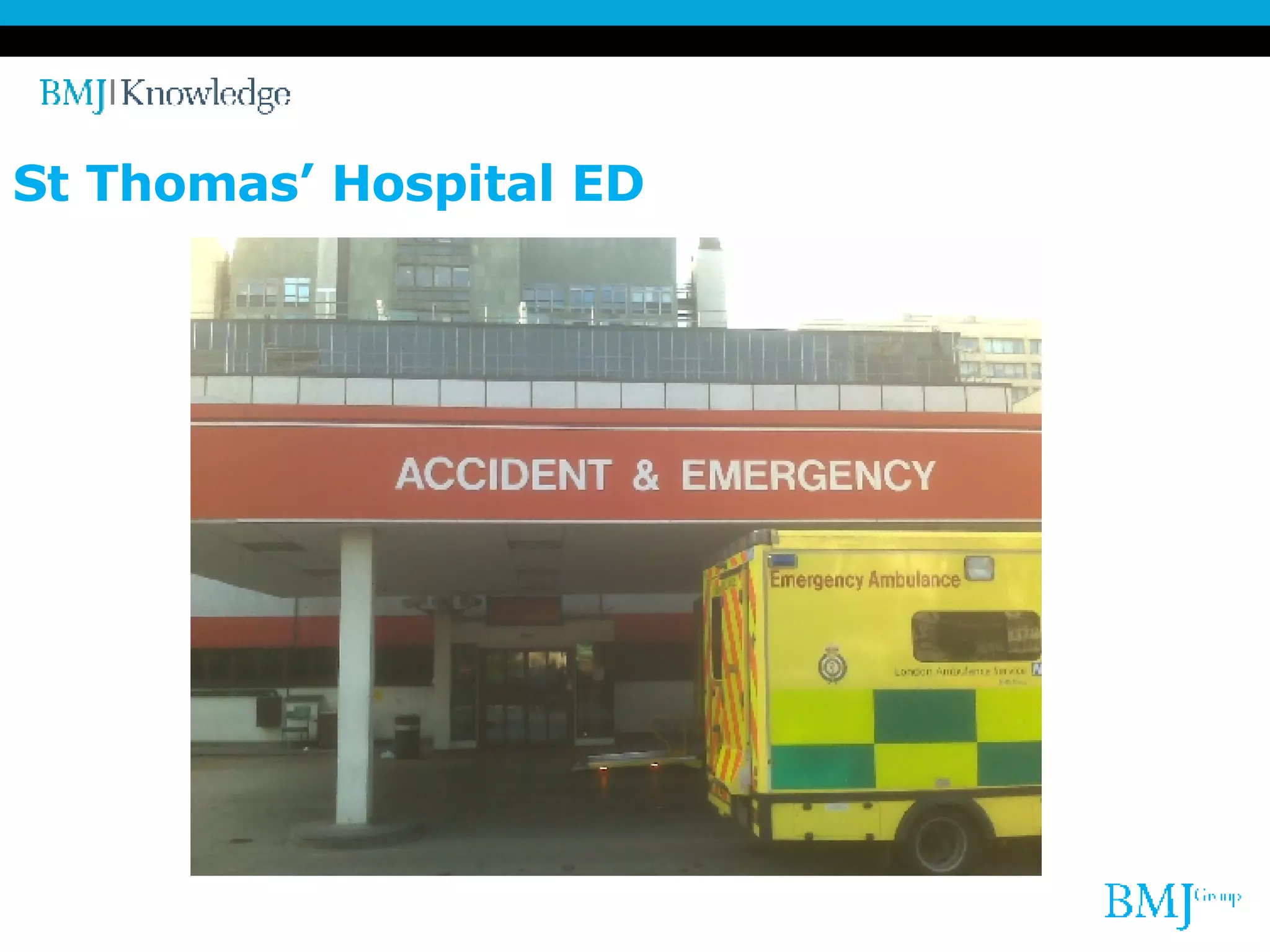 St Thomas’ Hospital ED 