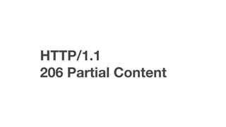 HTTP/1.1
206 Partial Content
 