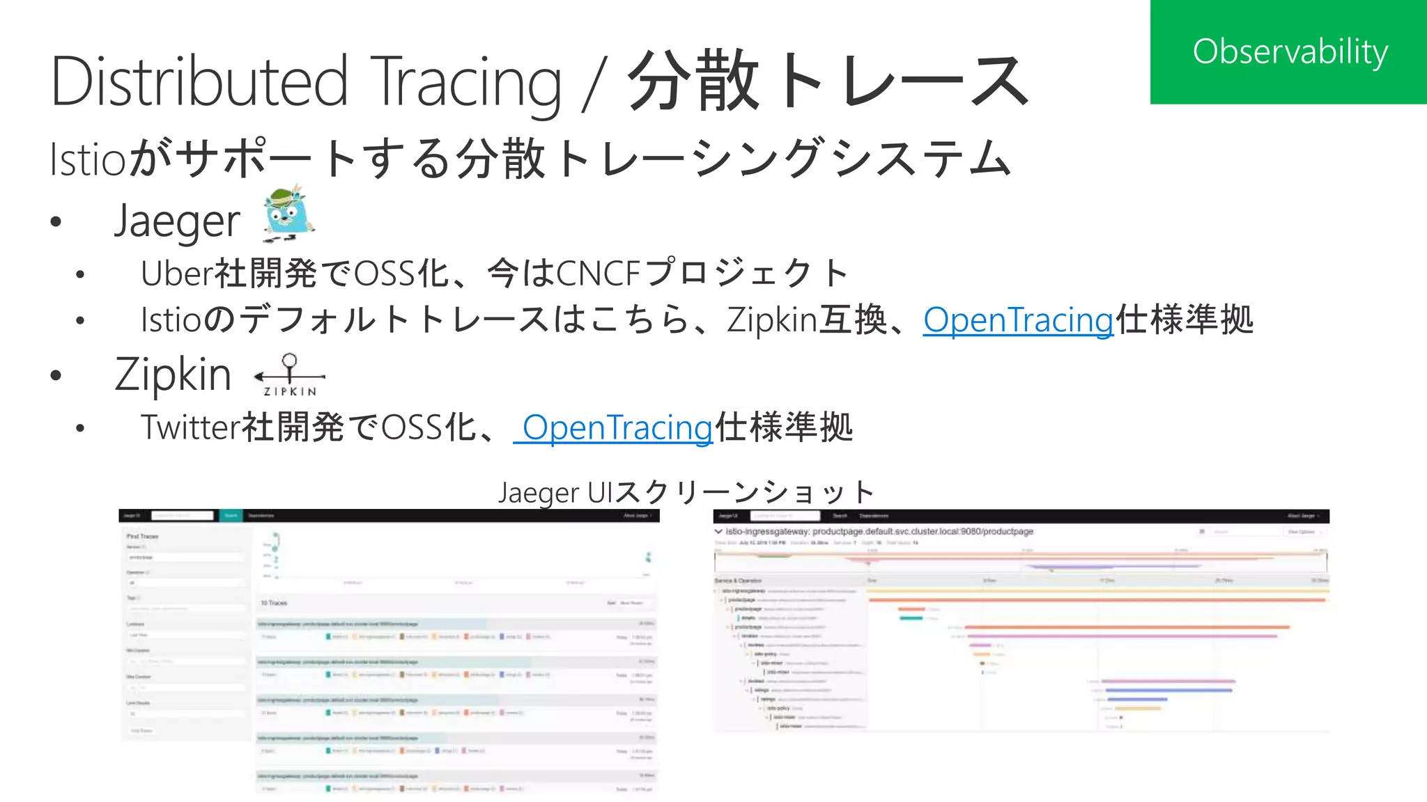 OpenTracing
OpenTracing
 
