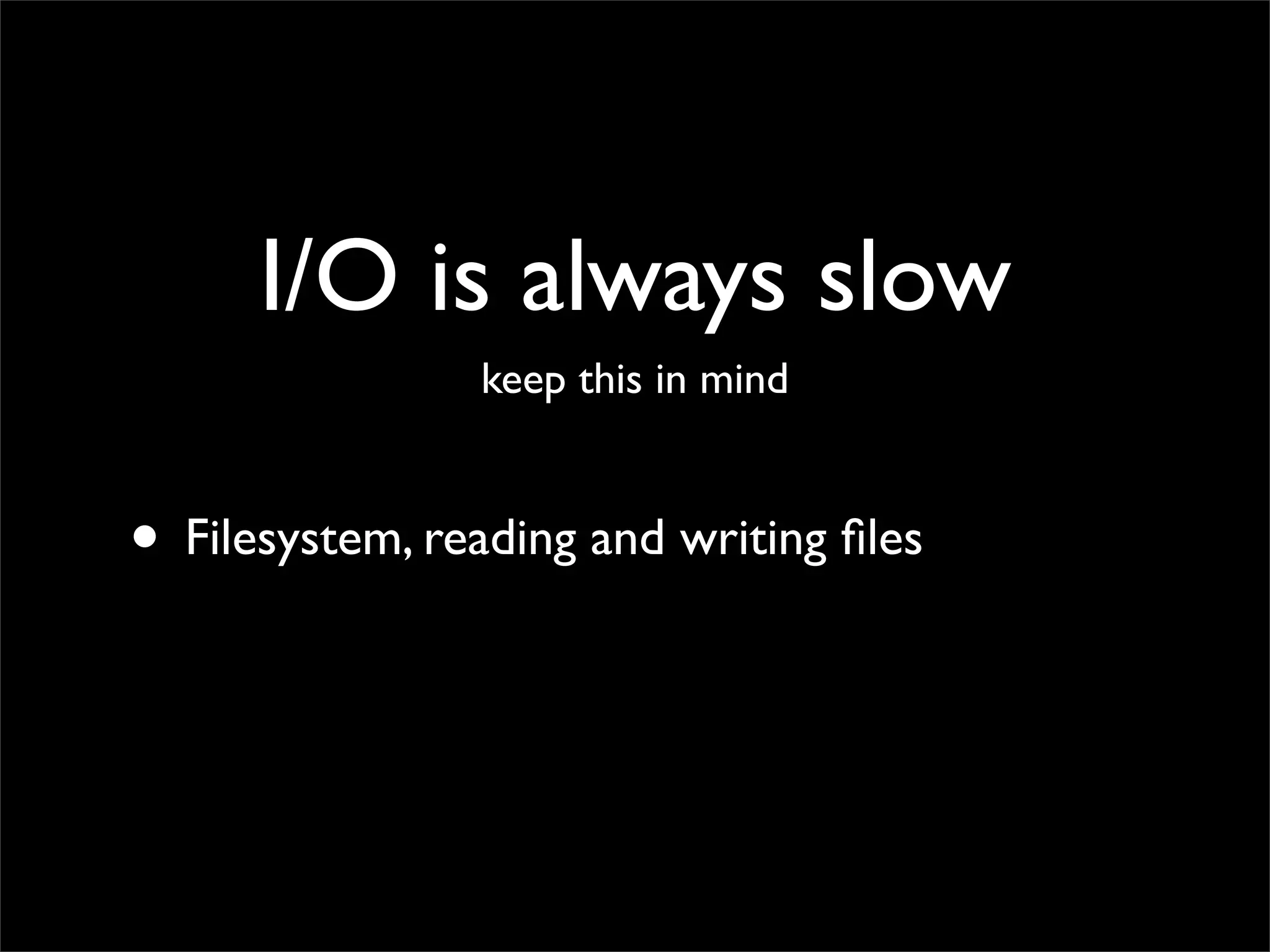 Making performant sites