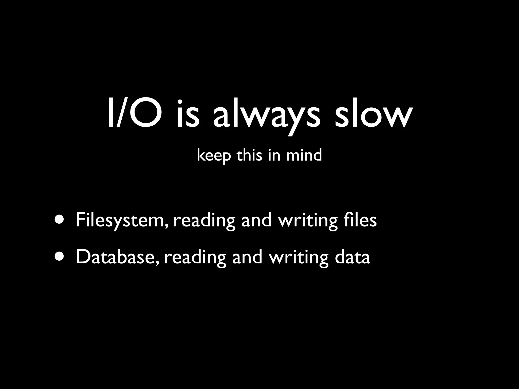 Making performant sites