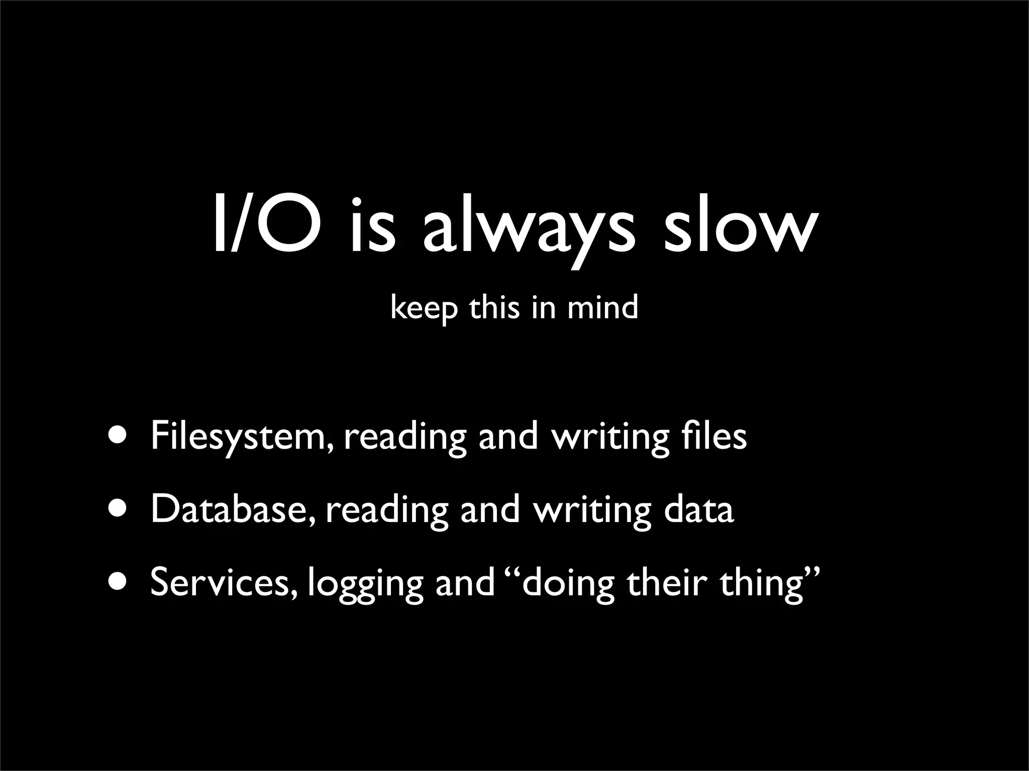 Making performant sites