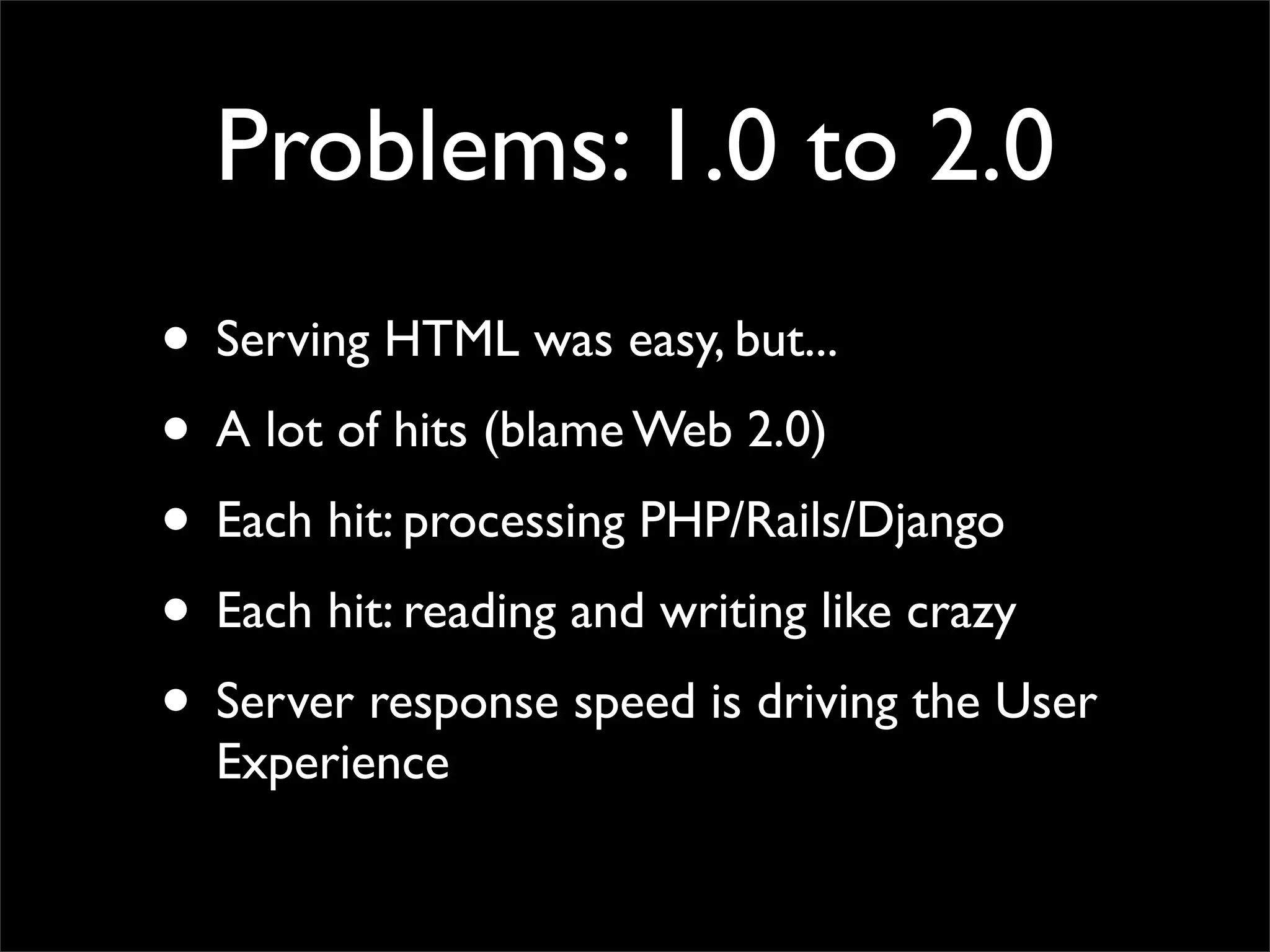 Making performant sites
