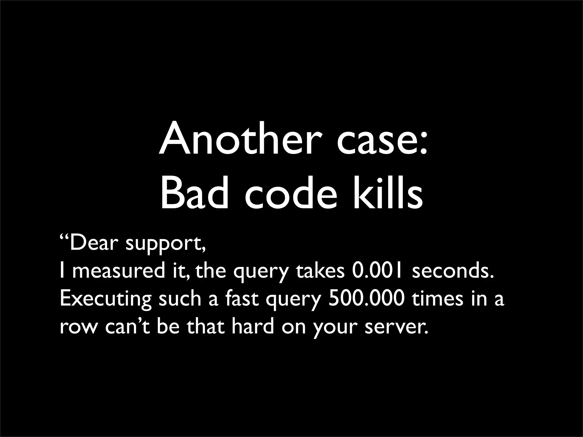 Making performant sites