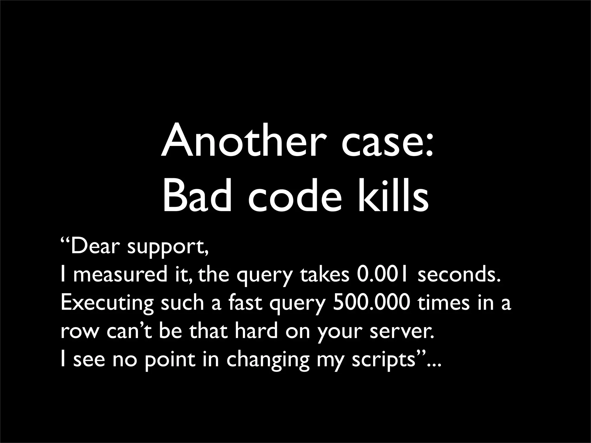 Making performant sites