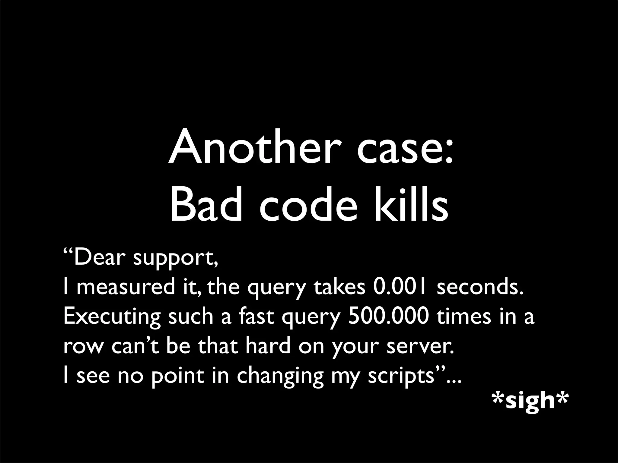 Making performant sites