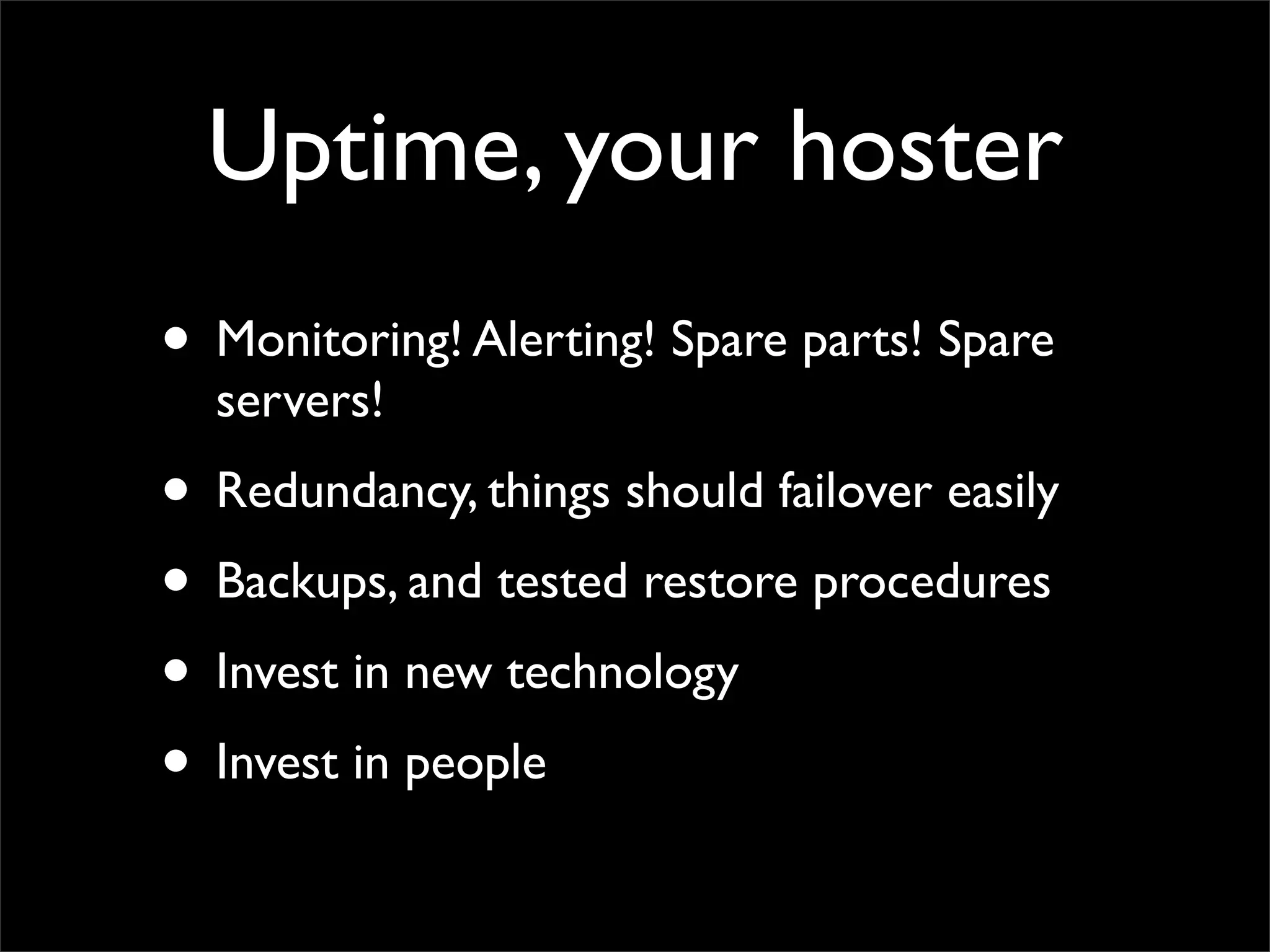 Making performant sites