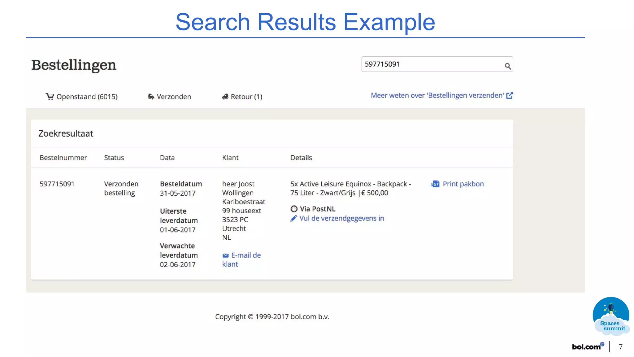 7
Search Results Example
 
