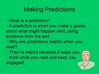 Making predictions | PPTX