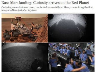 Has the Future Arrived?
     Landing on Mars




28
 