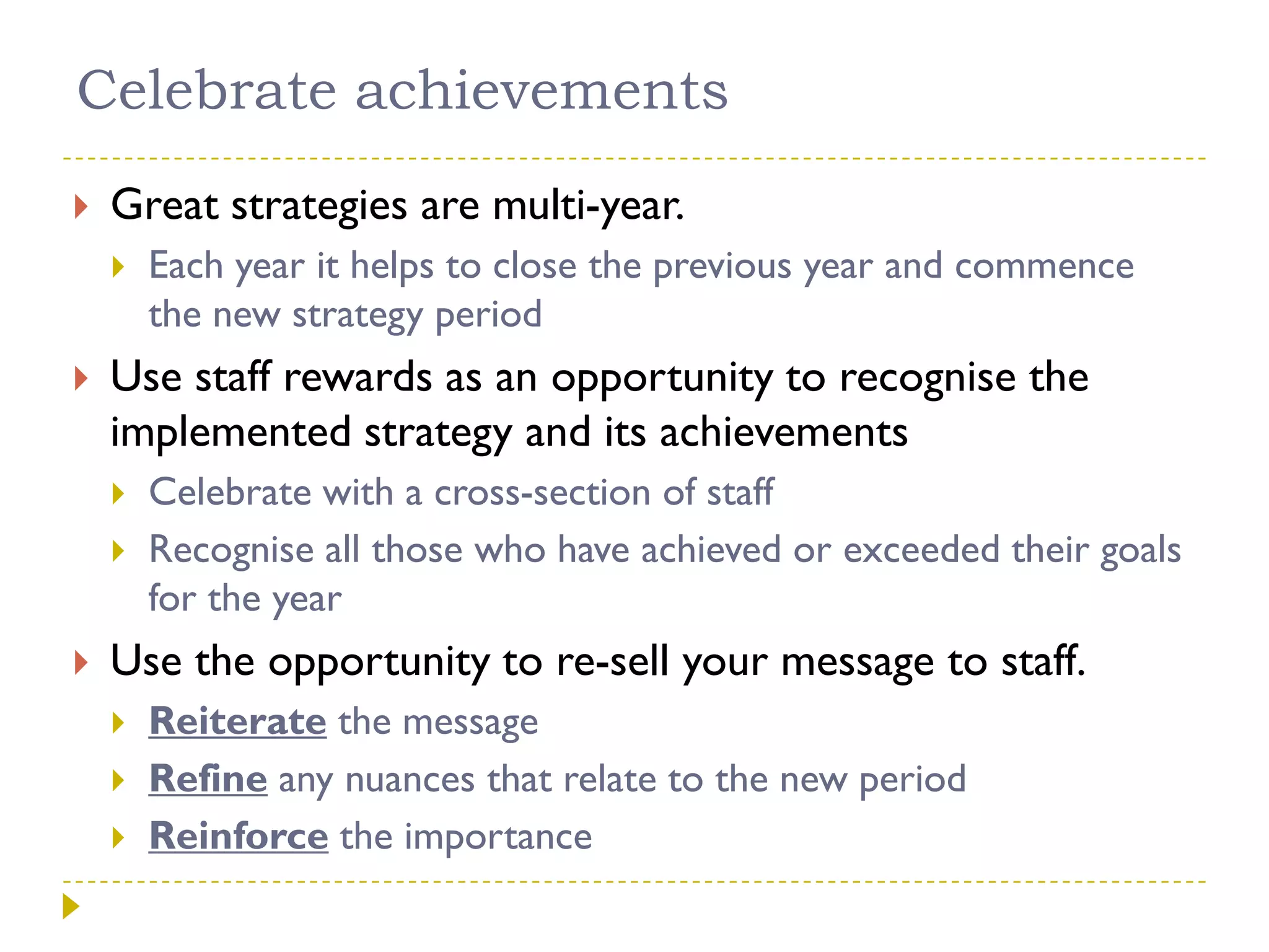 Making strategy a reality  jwilliamson