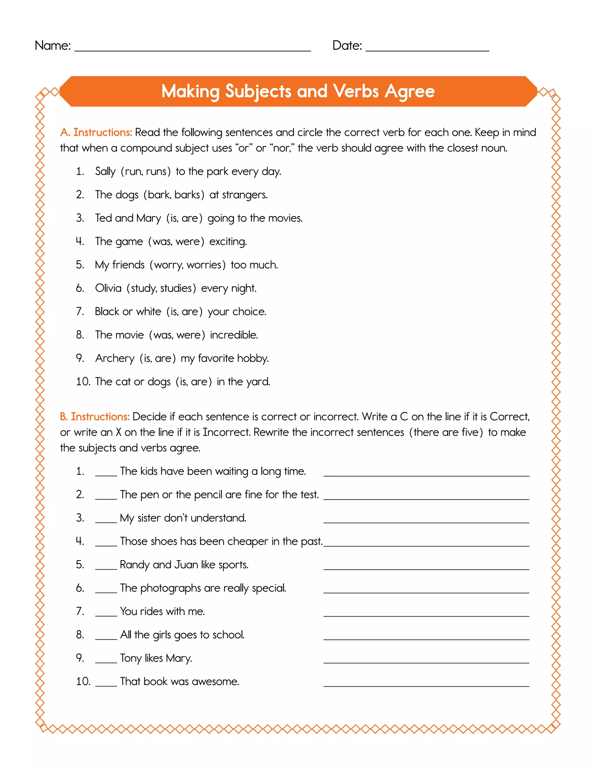 making-subjects-verbs-agree-pdf