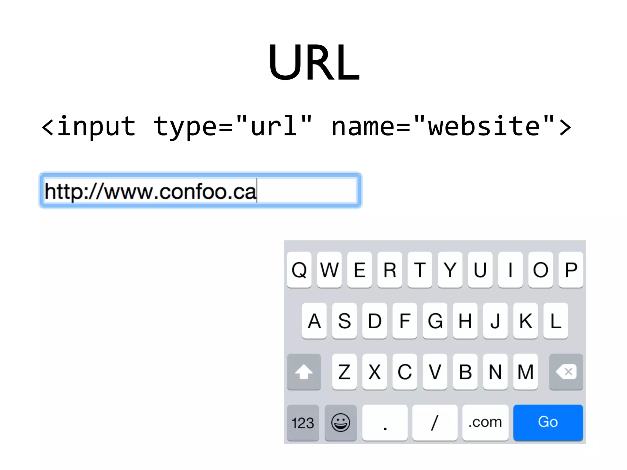<input'type="url"'name="website">
URL
 