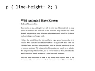 p'{'line5height:'2;'}
 