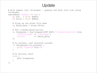 Making Your Perl REST