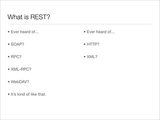 Making Your Perl REST