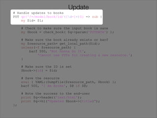 Making Your Perl REST