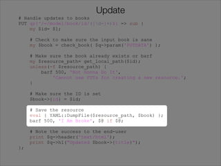 Making Your Perl REST