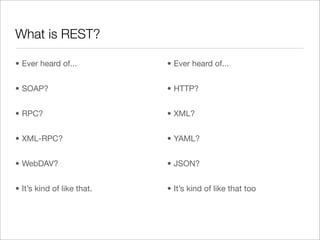 Making Your Perl REST