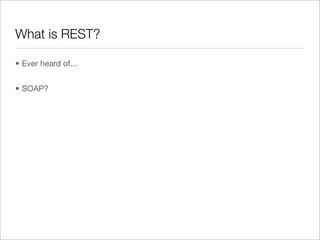 Making Your Perl REST