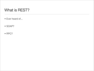 Making Your Perl REST