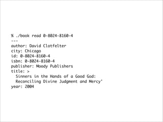 Making Your Perl REST