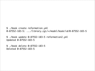 Making Your Perl REST