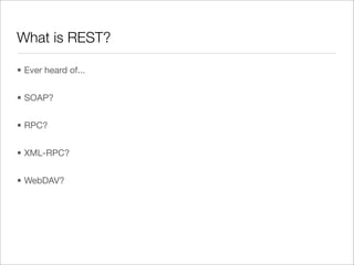 Making Your Perl REST