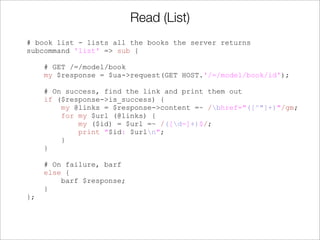 Making Your Perl REST