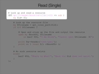 Making Your Perl REST