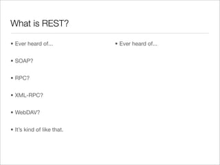 Making Your Perl REST