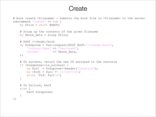 Making Your Perl REST