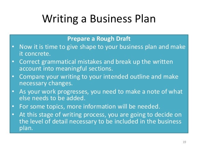 Benefit of prepare business plan