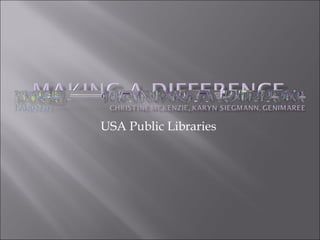 USA Public Libraries  